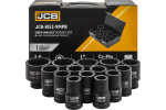 J&otilde;upadrunite komplekt, JCB, JCB-8152-9MPB, 1DR, 14 osa, 12-kant, CrMo, s&uuml;gavad pead 22-60 mm