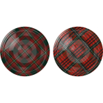 Kaane &Oslash;82/6 tartani segu, 10 tk BROWIN 136507, 8.5x8.5x1 cm, 6 konksu
