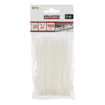 Kaablisidemed valged, Kreator, KRTH41002, 2,5x120mm, 100 tk, -40&deg;C kuni 85&deg;C, 8 kg