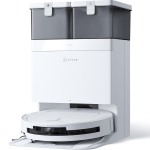 Ecovacs DEEBOT T50 PRO OMNI Gen 2 robottolmuimeja m&auml;rg ja kuiv puhastus automaatse OMNI jaamaga 21000 Pa LiDAR navigeerimine 6400 mAh 0.26 L valge