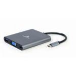 Gembird Adapter A-CM-COMBO6-01, 1 USB-C, 1 USB 3.1, 1 audio sisend, 1 SD kaardi pesa, 1 MicroSD kaardi pesa