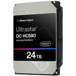 Western Digital HDD 0F62796 24TB, 7200 RPM, 512 MB, SATA, Ultrastar DC HC580, 5 V / 12 V, 550 TB/aasta, 298 MiB/s