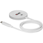 Club3D Laadija CAC-3026 25W Qi2 Juhtmevaba Laadimine, 1m USB-C Kaabel, Valge, MagSafe &Uuml;hildub, 1 Seade