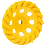 Dewalt 125mm M14 Turbo teemantlihvimise tass DT3797-QZ, 6.0mm segmentid, M8-M12, 1 tk.