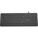 Gembird klaviatuur, KB-MCH-05-CYRL, 1.8m, USB A+C, QWERTY, must, multimeedia klahvid