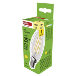 Emos LED Filament Candle ZF3D02, 1,8 W, 250 lm, 230 V, 360&deg;, soe valge, 4 kiipi, 25 000 tundi
