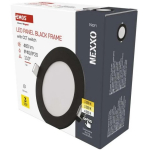 Emos LED valgusti NEXXO ZD1323, 7 W, 480 lm, IP40/IP20, soe/neutraalne valge, &uuml;mmargune, 30 000 tundi, 110&deg; valgusnurk