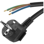 Emos Toitekaabel S18323, 3m, 3x1,5mm2, must, PVC, H05VV-F 3G, 1 tk, riputatav