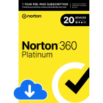NORTON PLATINIUM | Multiple layers of protection for device and online privacy | 1 year(s) | License quantity 1 user(s) | 20 device