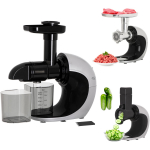 Adler Aeglane mahlapress 3in1 AD 4131, 150 W, 1 kiirus, 90-105 RPM, roostevaba teras, lihaveski, k&ouml;&ouml;giviljade riiv