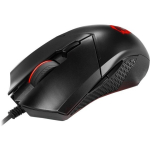 Msi M&auml;ngurihiir Clutch GM08, 4200 dpi, 6 nuppu, USB 2.0, must, PixArt PAW-3519 optiline sensor, punane taustvalgustus