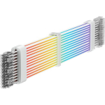 Gamemax toitekaabli pikendus VGA 3x8PIN-W, 30 cm, 7 A, 3 x 8 pin pistik, RGB LED valgustus