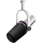 Shure MV7+-W mikrofon 010-03-663, 1 XLR, 1 USB, DC, valge, d&uuml;naamiline, 50-16000Hz, -55dB, 128dB