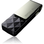 Silicon Power Blaze B30 USB m&auml;lupulk SP064GBUF3B30V1K, 64 GB, USB 3.0, must, 256-bit AES, 0-70 &deg;C