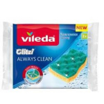Vileda Sien 168527, 2 tk, Viskoos, &Uuml;hev&auml;rviline, K&auml;si pesemine, Roheline, Kollane