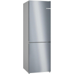 Bosch k&uuml;lmik KGN362IDF, 64.6kg, 60cm, 186cm, 66.5cm, 4 riiulit, 9.5kg/24h, 199kWh, 35dB, NoFrost, VitaFresh XXL