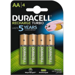 Duracell Laetav aku AA HR6 2400/2500mAh B4, 2500 mAh, Ni-MH, 4 tk.