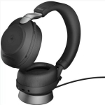 Jabra k&otilde;rvaklapid Evolve2 85 Stand Link380c MS Stereo Black 28599-999-889, 286g, 40mm, ANC, USB-C, 3.5mm, Microsoft Teams
