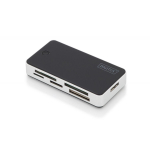 Digitus USB 3.0 kaardilugeja DA-70330-1, 5 Gbps, 2 kaarti, USB 3.2 Gen 1, 1m kaabel, toetab CF, SD, MS, XD