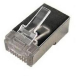 Logilink CAT5e modulaarne pistik MP0003, 100 tk, 8P8C, EIA/TIA 568A/B, kullatud kontaktid, varjestatud