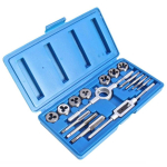 Satra keermestamis- ja l&otilde;ikeriistade komplekt S-HSSG16, M3, M4, M5, M6, M8, M10, M12, 16 tk