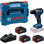 Bosch GSR18V-52 puur-keermetaja, 06019S0027, 18V, 3x5.0Ah, 52Nm, 1.5-13mm, harjadeta mootor, L-BOXX