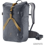 Deuter Amager 25+5 Graphite jalgrattaseljakott, 25+5 l, 970 g, pol&uuml;amiid, vihmakeep, helkurid, jalgrattale