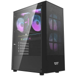 Darkflash A290 arvuti korpus, must, ATX/M-ATX/ITX, 5x120mm, 240mm vesijahutus, 3x CL6 ARGB, karastatud klaas