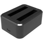 PULUZ PU818 USB kahe aku laadija Insta360 X3 jaoks, 5V/3A, 90min, USB-C, laadimisindikaator