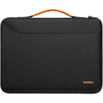 TOMTOC Defender-A22 14" s&uuml;learvuti kott, must, A22D3D5, 34.49x26.01x4.50cm, YKK t&otilde;mblukud, PU k&auml;epide, esitasku, turvav&ouml;&ouml;