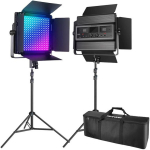 Set of 2 NEEWER RGB1200 60W V4 LED Lights