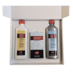 Nivona CLEAN 3 BOX 4260083464021, kohvimasina puhastuskomplekt, 500ml katlakivi eemaldaja, 500ml vahustaja puhasti, 10 tabletti