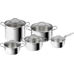 Tefal Intuition B864SA74 pottide komplekt, 10 tk, roostevaba teras, 5 potti, 5 kaant, 1.3-4.9L, 16-24cm, 250&deg;C