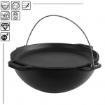 Katel, malm, kaas/panna, 10L, TM, 360mm; BC-KA10-2 BRIZOLL