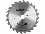Tct saeketas puidule 255x30mm 24T TCT YT-60731 YATO