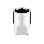 &frac14;&Prime;HROMĒTI UZGRIEŽŅU SKRŪVĒ&Scaron;ANAS UZGAĻI AR ČETRIEM PLAKANIEM&trade; SĀNIEM, 1/4 DRIVE SOCKET - METRIC STANDARD - 14 MM, 4932478322 MILWAUKEE