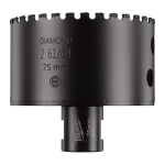 M14 DIMANTA FLĪŽU URBJA UZGALIS, M14 DIAMOND DRILL 75MM - 1PC, 4932478286 MILWAUKEE