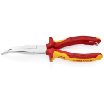 Snipe Nose Side Cutting Pliers, Chrome Plated, 200 mm, VDE-tested, 1000 V AC/1500 V DC, 26 26 200 T BK