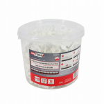Flīžu līmeņa sistēma, 400 gab. (1.0mm, 7-15mm), melna, AW30370, AWTOOLS
