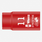 11 mm VDE muciņa, WERA, 05004955001, 3/8" piedziņa, izolēta līdz 1,000 V