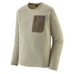 Patagonia jakk R1 AIR Crew M, PATAGONIA, 0198077509950, 5.7-oz 100% recycled polyester jacquard fleece, v&auml;rv: PELICAN, suurus: XL, kaal: 278g