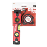 TORPEDO LEVEL 240MM + 5M TAPE MEASURE, KREATOR, KRTH75101, 240 mm/m, T&auml;pne m&otilde;&otilde;tmiskomplekt