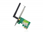 150Mbps traadita N PCI Express adapter, TP-Link, TL-WN781ND, 2.400-2.4835GHz, 2dBi