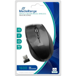 MOUSE USB OPTICAL WRL 5-BUTTON/BLACK MROS207 MEDIARANGE
