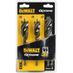 Dewalt Puuri DT90237-QZ, 3 tk Puidu puuriotsikute komplekt, 16/20/25 mm x 150 mm, Tri Flute, Hex, Ises&ouml;&ouml;t