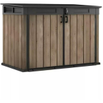 Keter Aia kuur 29213179 tamme puu toon, 190 x 109 x 132,5 cm, lukustatavad uksed, ventilatsioon