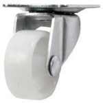 Gtv M&ouml;&ouml;bli ratas 1321732, 30mm, 43mm, 13.5kg, p&ouml;&ouml;ratav ratas piduriga, plastmassist ratas terasdetailidega