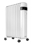 &Otilde;livaba radiaator suuremate ruumide lisak&uuml;tmiseks 2000W 75m&sup3; 2 režiimi termostaat rattad valge RAD 2000 Oil Free 363883 Eurom