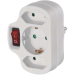 Emos Mitme pistiku l&uuml;litiga P00282, 1x2P+PE+2x2P, 3 680 W, IP20, laste kaitse