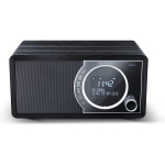 Sharp DAB raadio DR-450(BK), 3W, Bluetooth, FM/DAB/DAB+, must, &auml;ratuse funktsioon